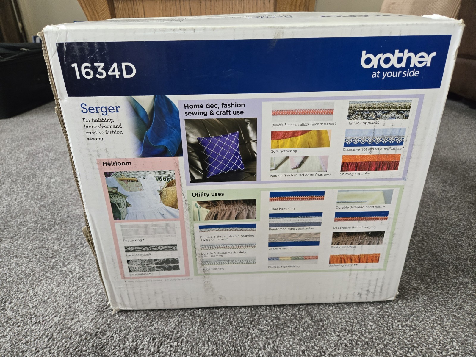 Brother Serger 1634D Sewing Machine NEW NEVER OPENED