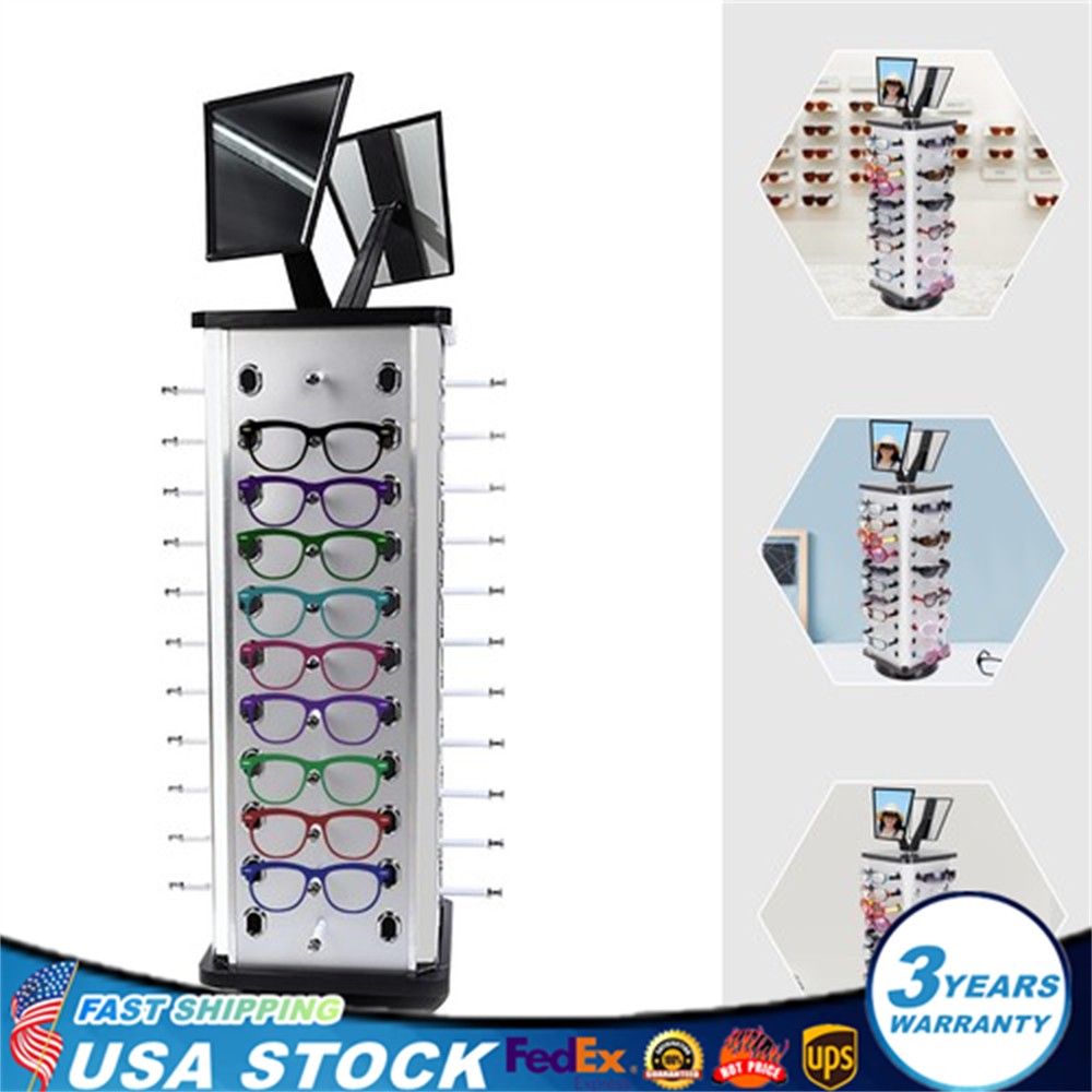 Retail Sunglass Display Stand Sunglasses Rack Holder Shelf For 44Pairs Glasses