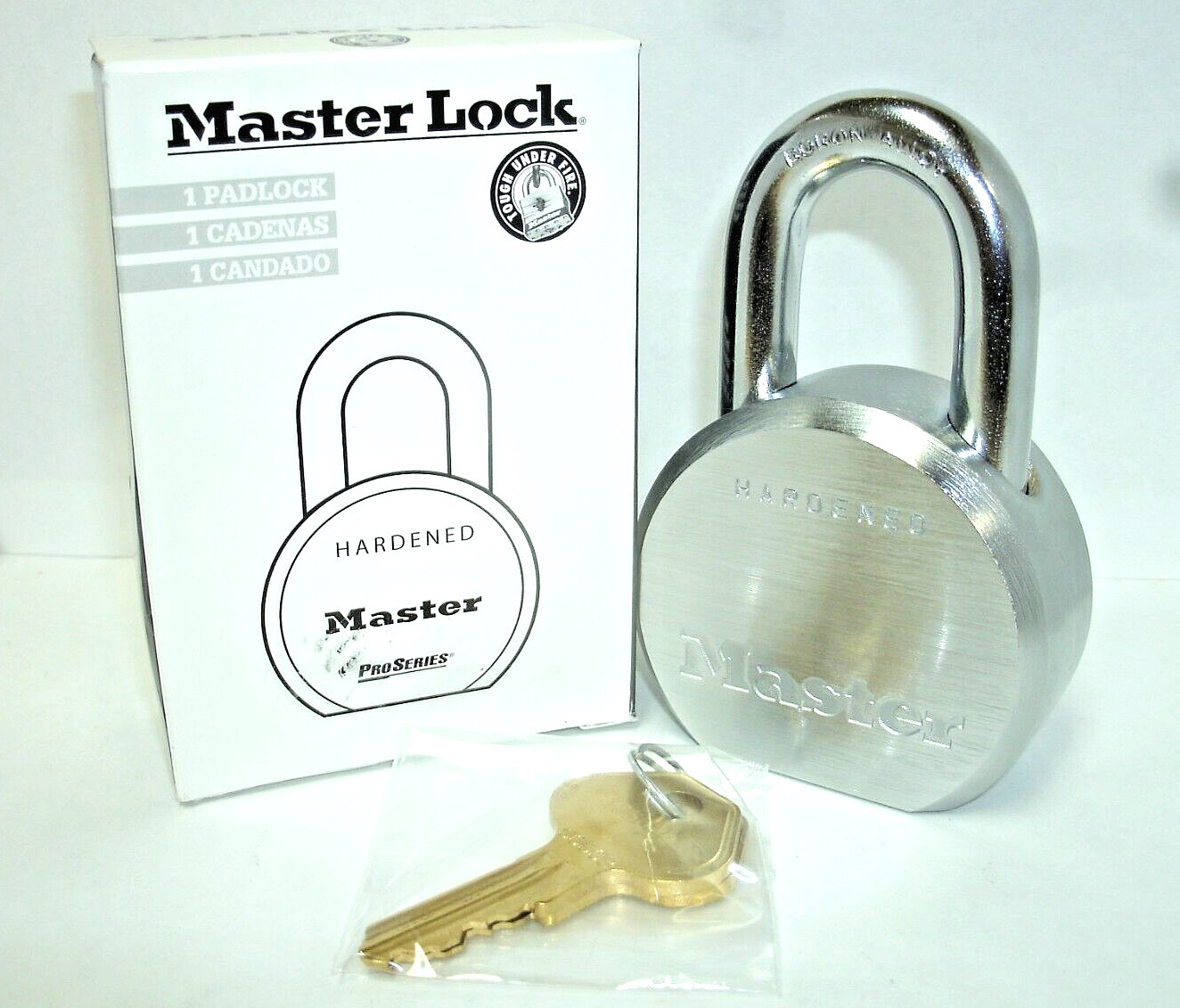 Master Lock 6230KA Padlock-1/2" Shackle 2-9/16" Body Width-2 Keys-NEW-HEAVY DUTY