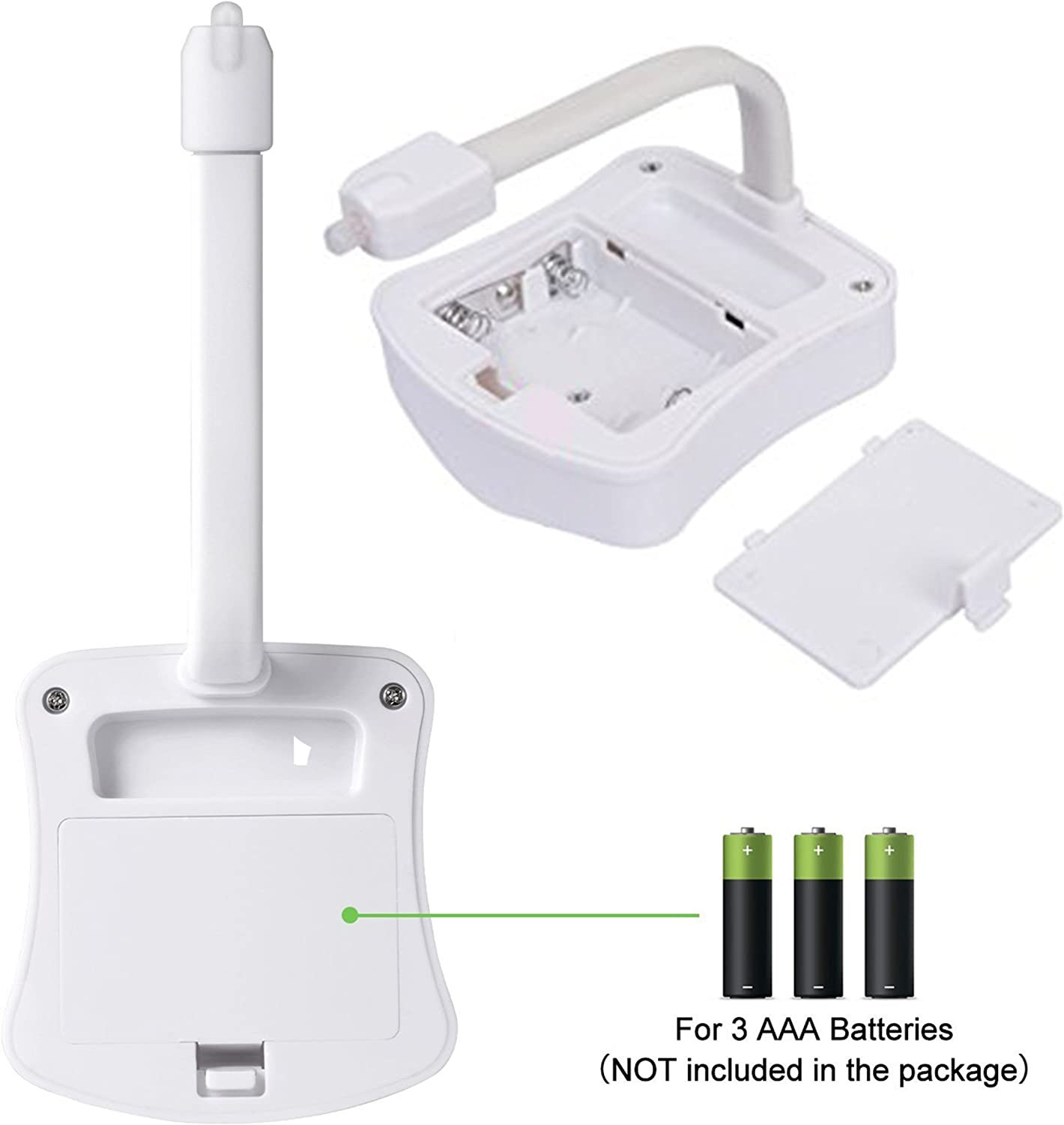 3 Pack Toilet Night Light Motion Sensor Activated LED Light 8 Colors Changing