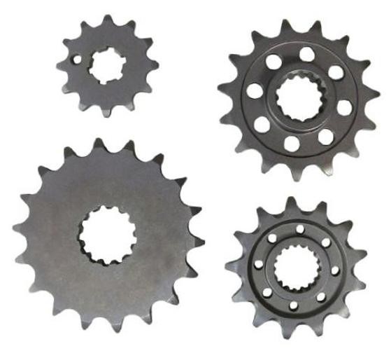 Sprockets F438.15 15T Steel Front Sprocket, Black, 15 Tooth
