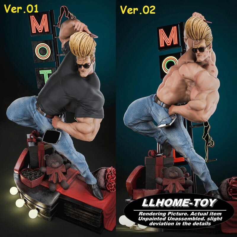 1/24 Johnny Bravo 3D Print Kit Figure Model Unpainted Unassembled GK