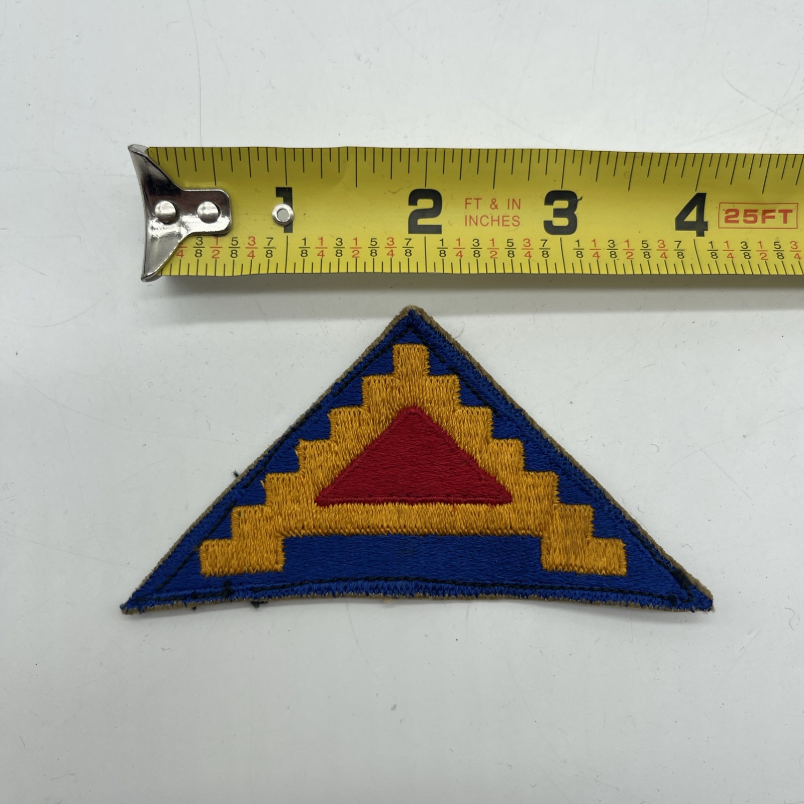U.S. Military 7th Army Patch Insignia Cut Edge Color 7 Steps “A” Pyramid