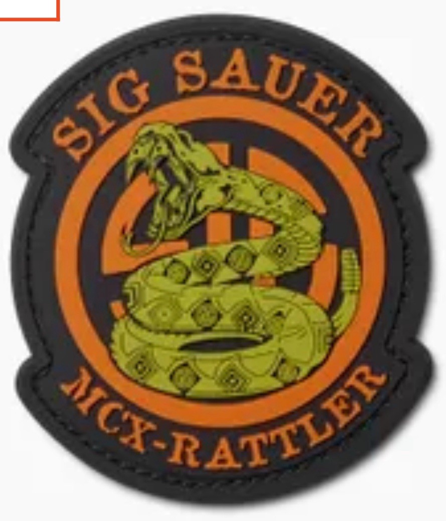 *BRAND NEW* EXCLUSIVE 5.11 SIG SAUER MCX-RATTLER PATCH SNAKE 🐍 HOOK BACKING