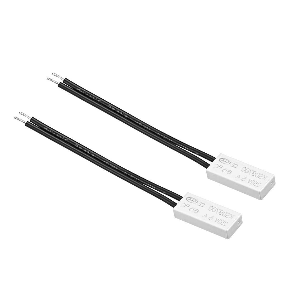 Normally Close Temperature Switch 65℃ N.C 5A Thermal Switch Thermostat 2pcs