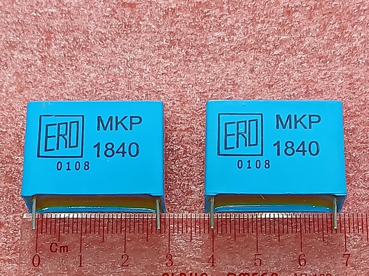 2 pcs ERO MKP 1840 2.2uF 250V 10% metallized polypropylene film capacitor