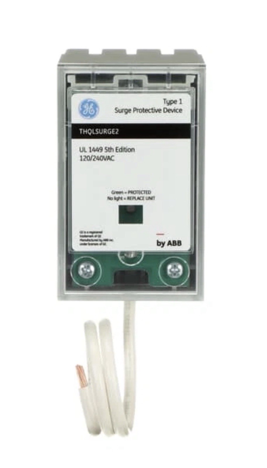 GE Whole Home 240-Volt 25 kA Panel Mount Surge Protection Device