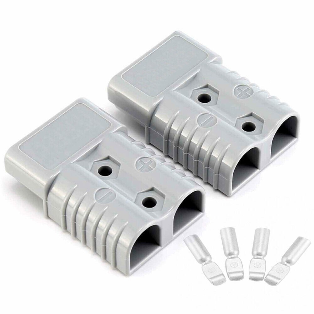 2x 175A Battery Trailer Pair Plug Quick Connector Kit Connect Disconnect Winch