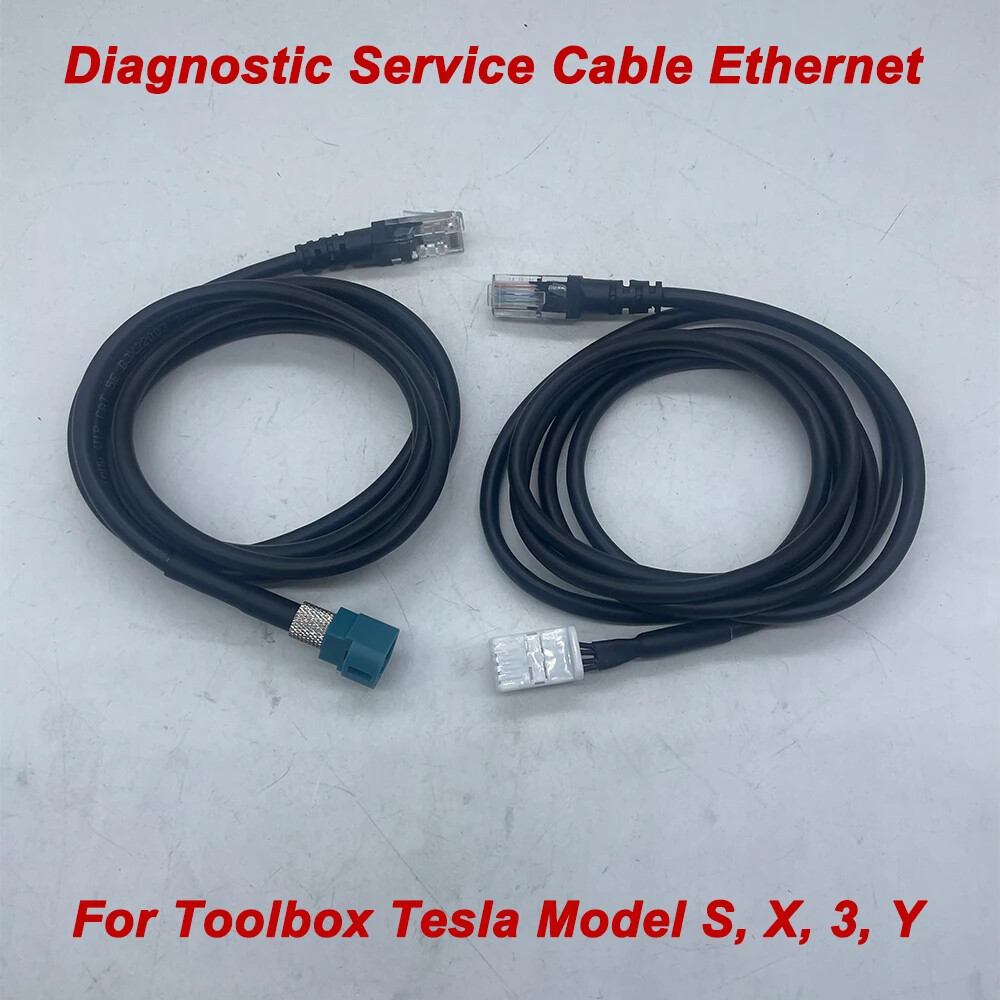 New 1.5Meter Diagnostic Service Cables Ethernet For Toolbox Tesla Repair Tools
