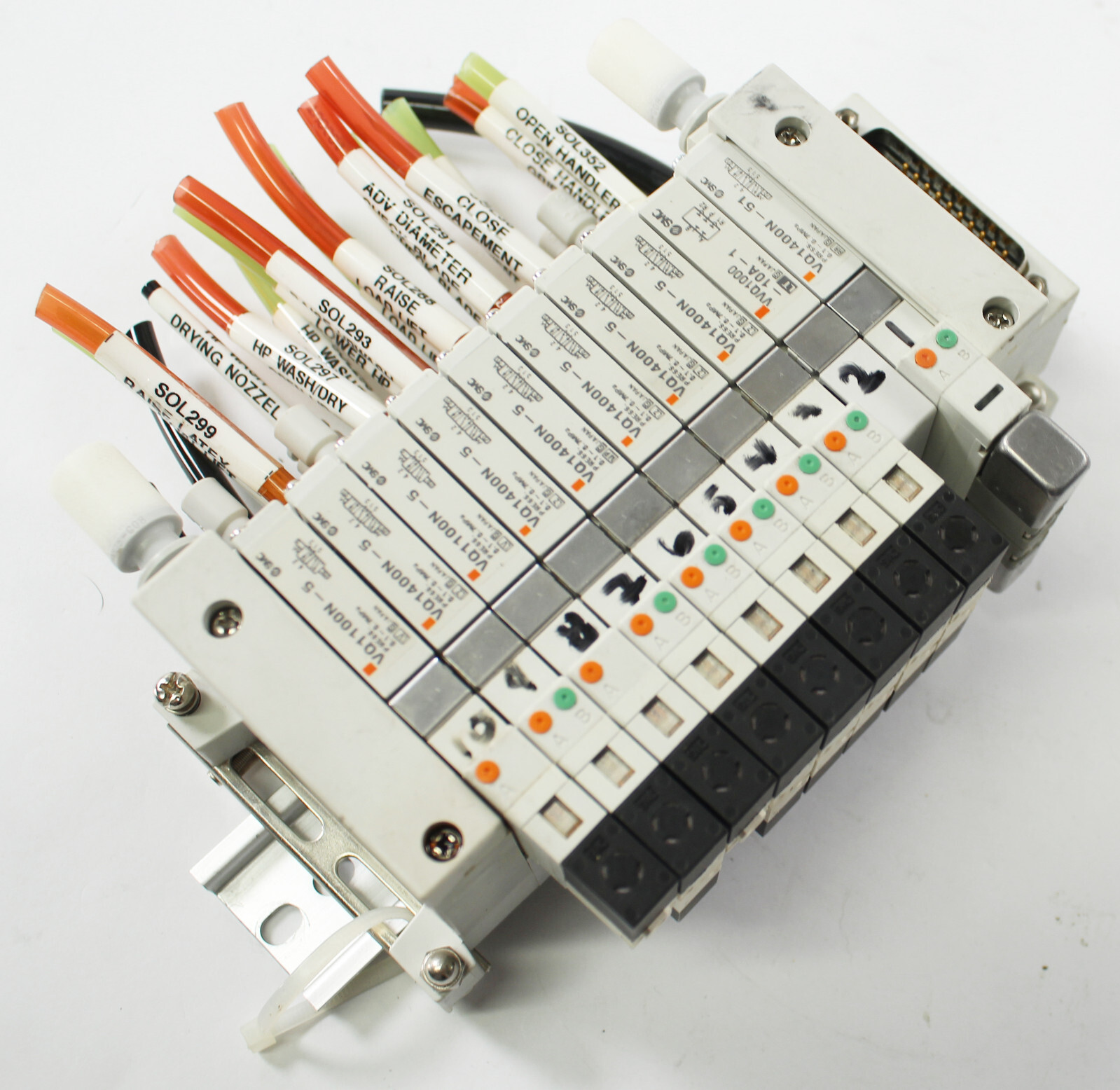 SMC Plugin Manifold VQ 10P w 1xVVQ1000-10A-1 2xVQ1100N-5 6xVQ1400N-5 VQ1400N-51