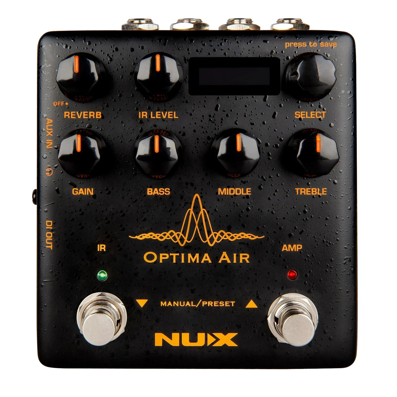 Nux NAI-5 Optima Air Acoustic Guitar Simulator Pedal Unused, Mint Condition