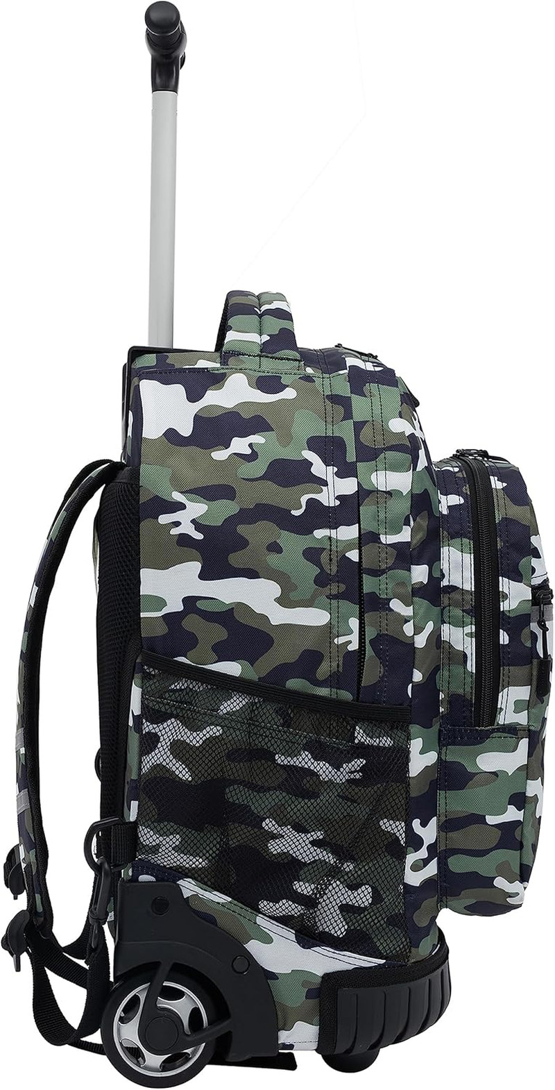 18" Rolling Backpack with Shoulder Straps, Camo