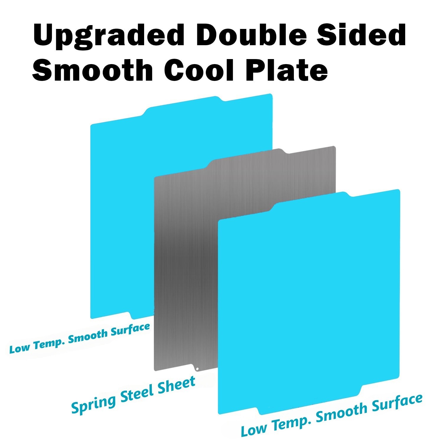 Cold Build Plate, Double Sided PEI Spring Steel Board for Flashforge Creator 5 P
