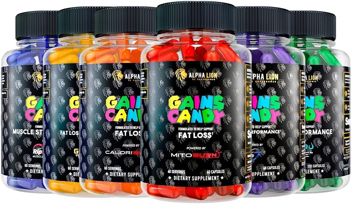 Alpha Lion Gains Candy CaloriBurn Performance/Endurance 60 Capsules
