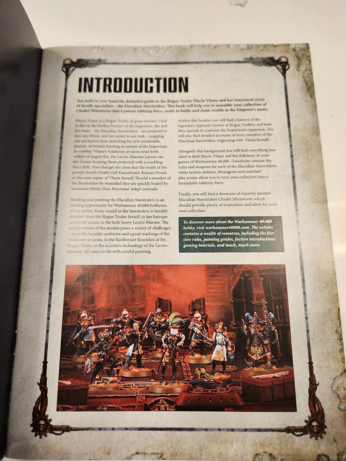Warhammer 40,000 40k Codex Elucidian Starstriders Games Workshop Book