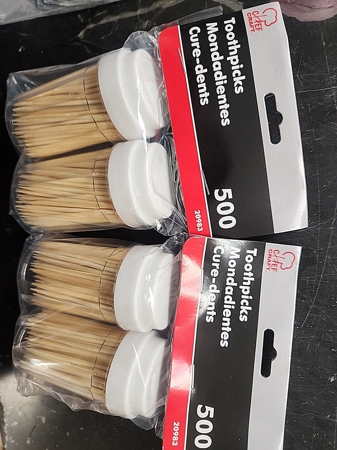Chef Craft 20983 Bamboo ToothPicks / 1000 Total