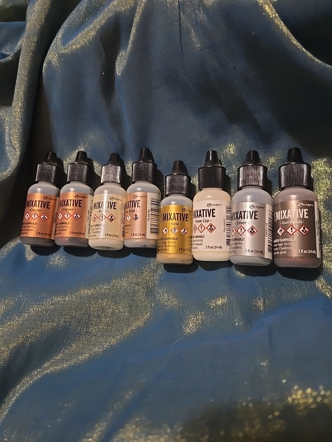 Tim Holtz Craft Mixative 8 Bottles           7 Metallic Colors