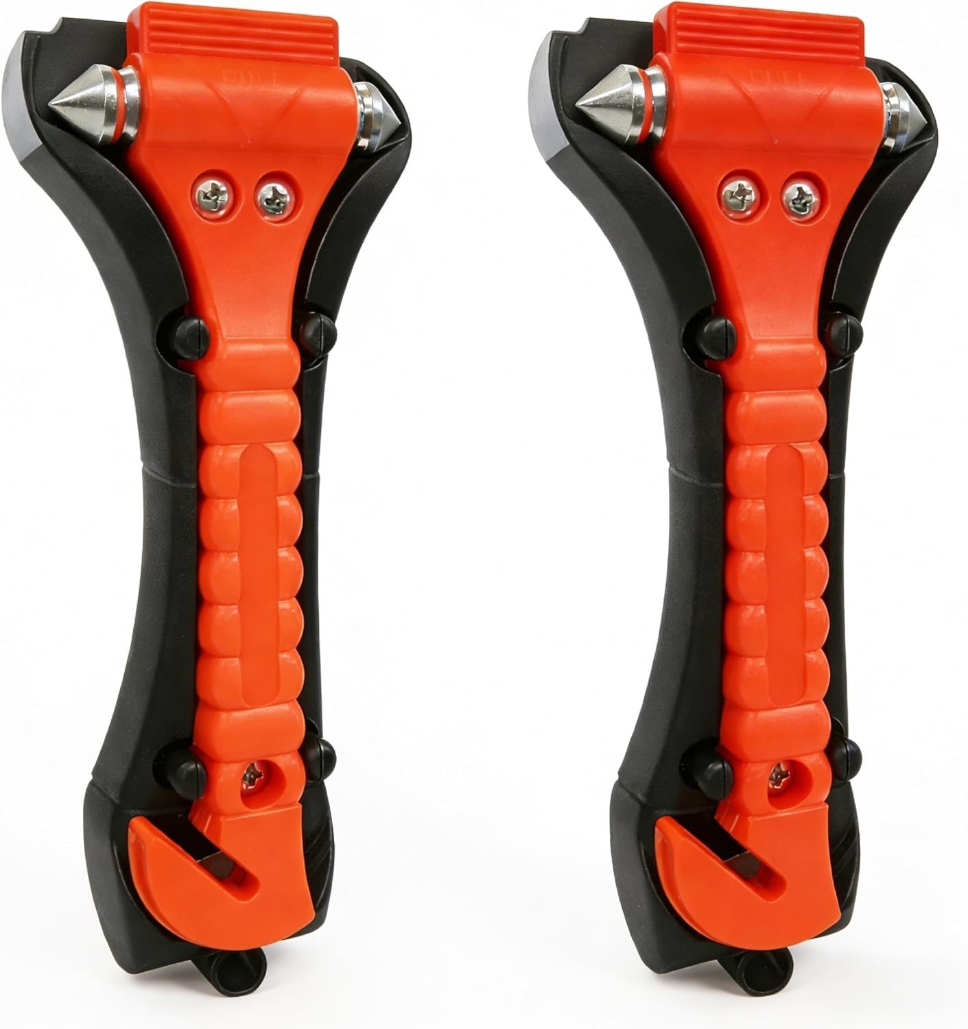 Car Window Breaker Hammer and Seat Belt Cutter 2-in-1, Car Accessories. 2 Packs