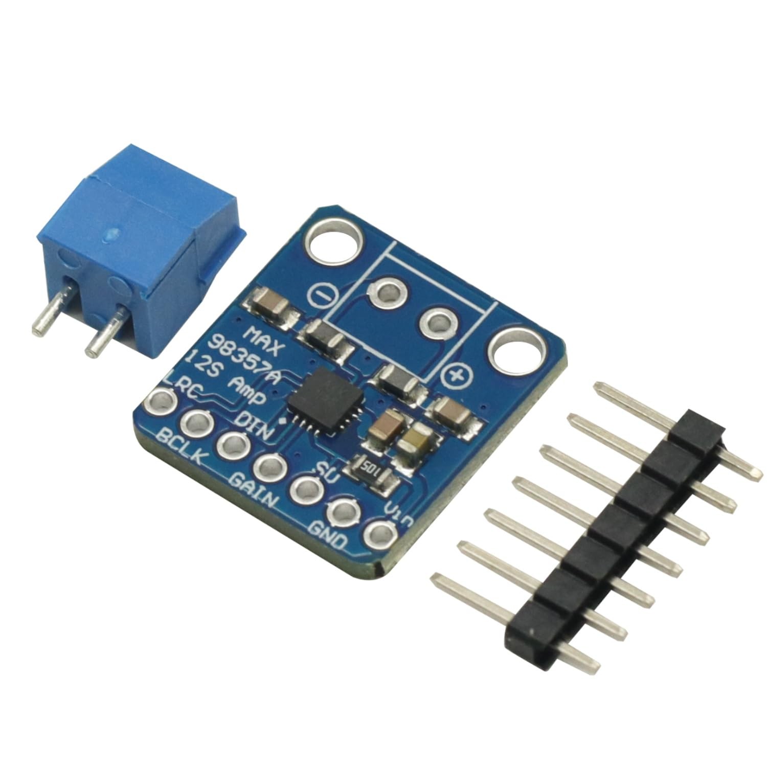 2PCS MAX98357 MAX98357A I2S 3W Class D Amplifier Breakout Interface DAC...