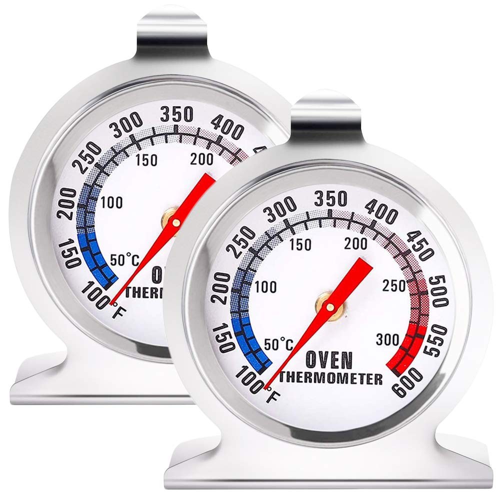 Oven Thermometers Large Dial Oven Grill Monitoring Cooking Thermometer with D...