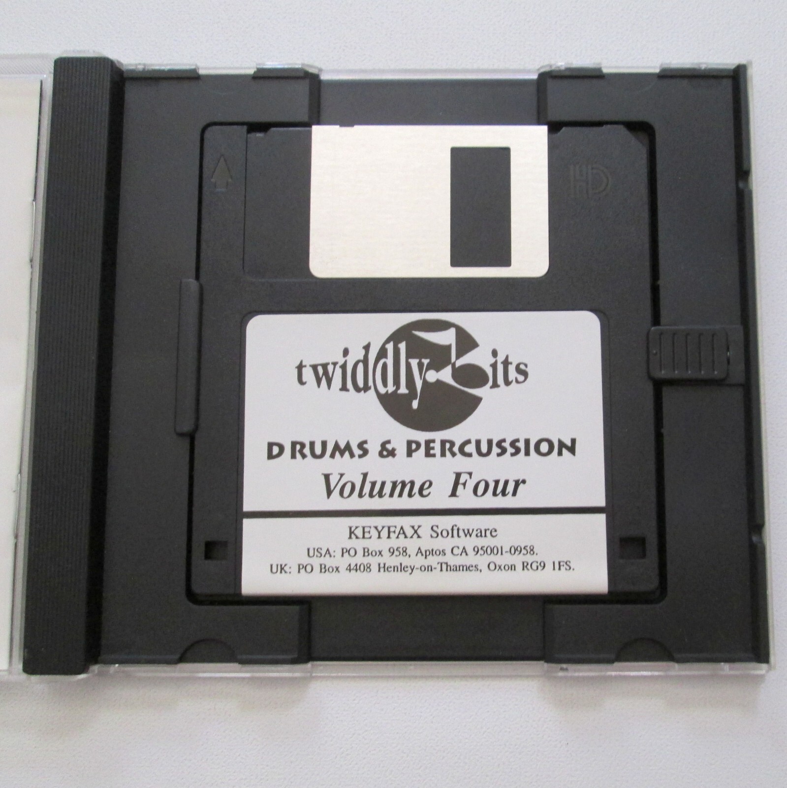 Twiddly Bits MIDI Files Vol 4 Drums Percussion Floppy Disc GM Format 1995