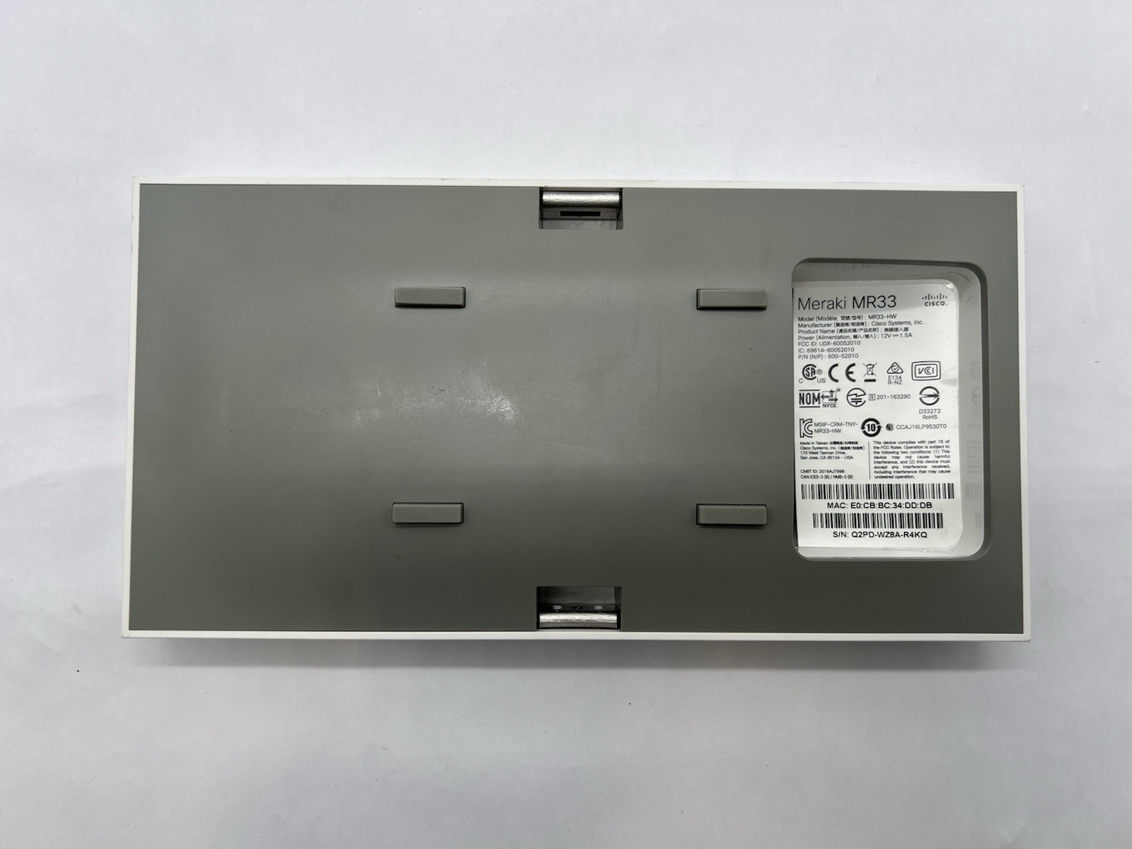 Cisco Meraki MR33 Wireless Access Point - White