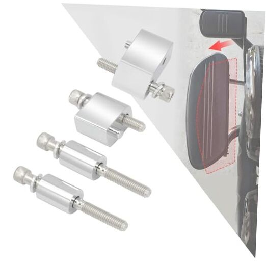 1-1/4'' Driver Floorboard Extension Kit Fit for Harley Touring Electra Chrome