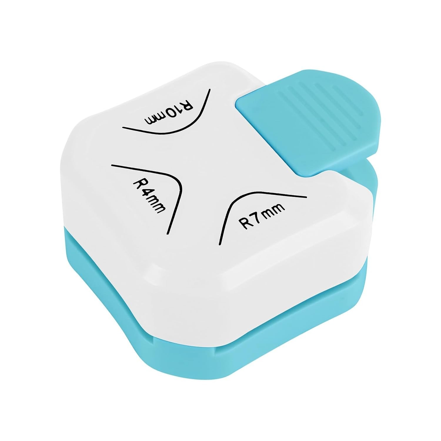 Paper Corner Cutter Punch, Rounder Punch for Scrapbook White Blue
