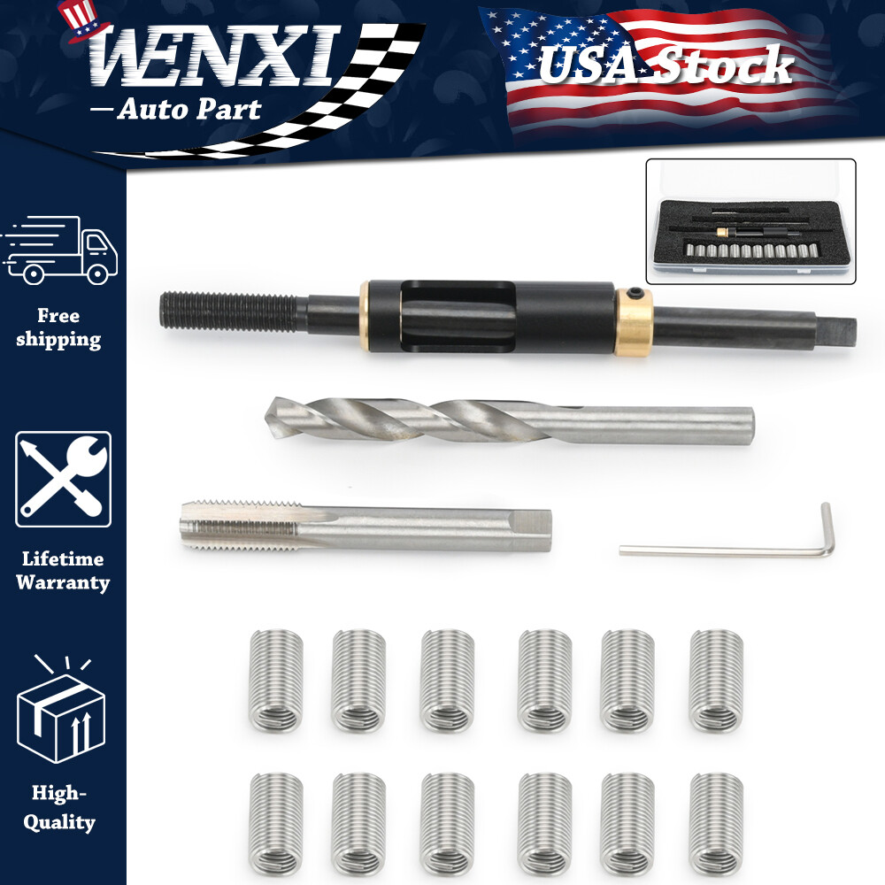 M11x1.5 Head Bolt Thread Repair Kit for Toyota Honda Ford GM Nissan Scion Isuzu