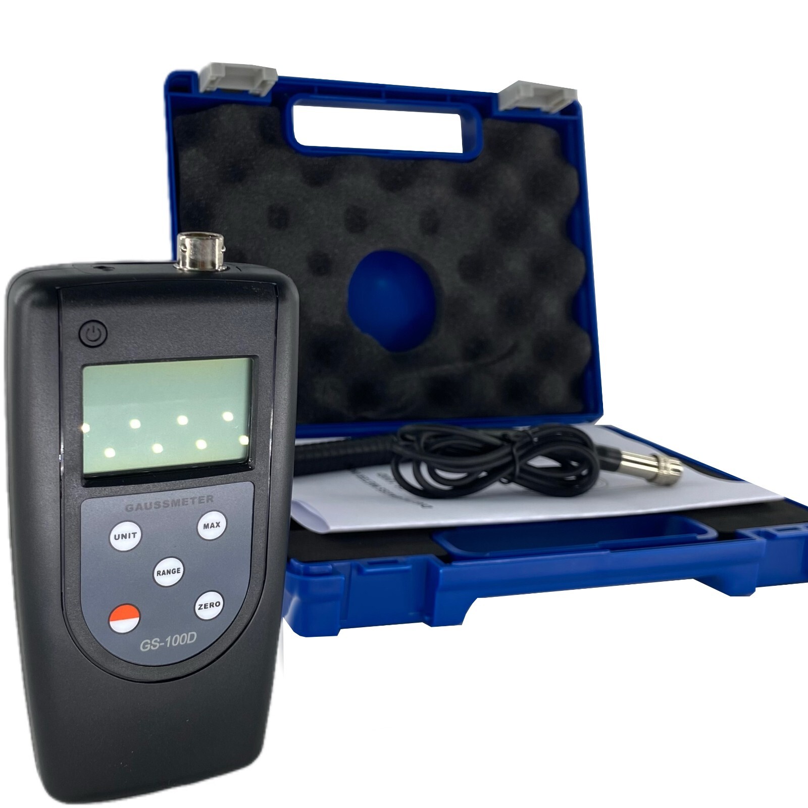 DC Magnetic Field Tester Gaussmeter Tesla Tester With Hall Sensor 0~200mT~2000mT