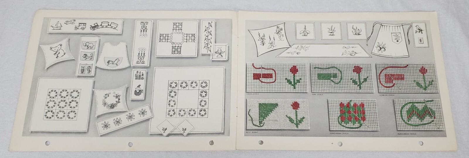 Lot of 9 Needlepoint & Cross Stitch Design Pattern Books & Samplers