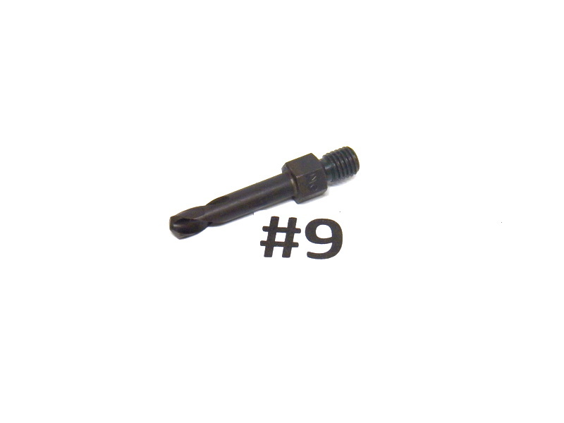 USA Made Short #9 (.1960) Cobalt Threaded Drill Bit 1/4-28