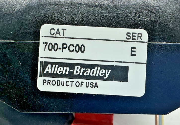 New Allen Bradley 700-PC00 Ser E Relay Third Deck Type P 0-Pole 0NO 700PC00