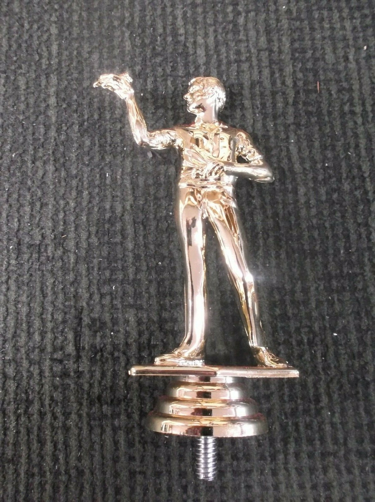lot of 24 tall gold male dart trophy Continental parts 5" tall