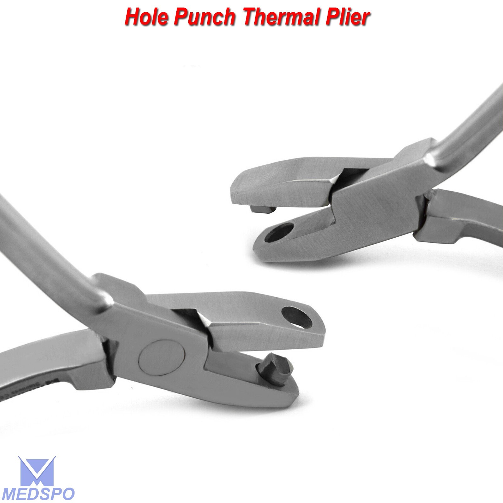 Orthodontic Invisable Aligner Plier Hole Punch Dental Thermal Forming Forceps CE