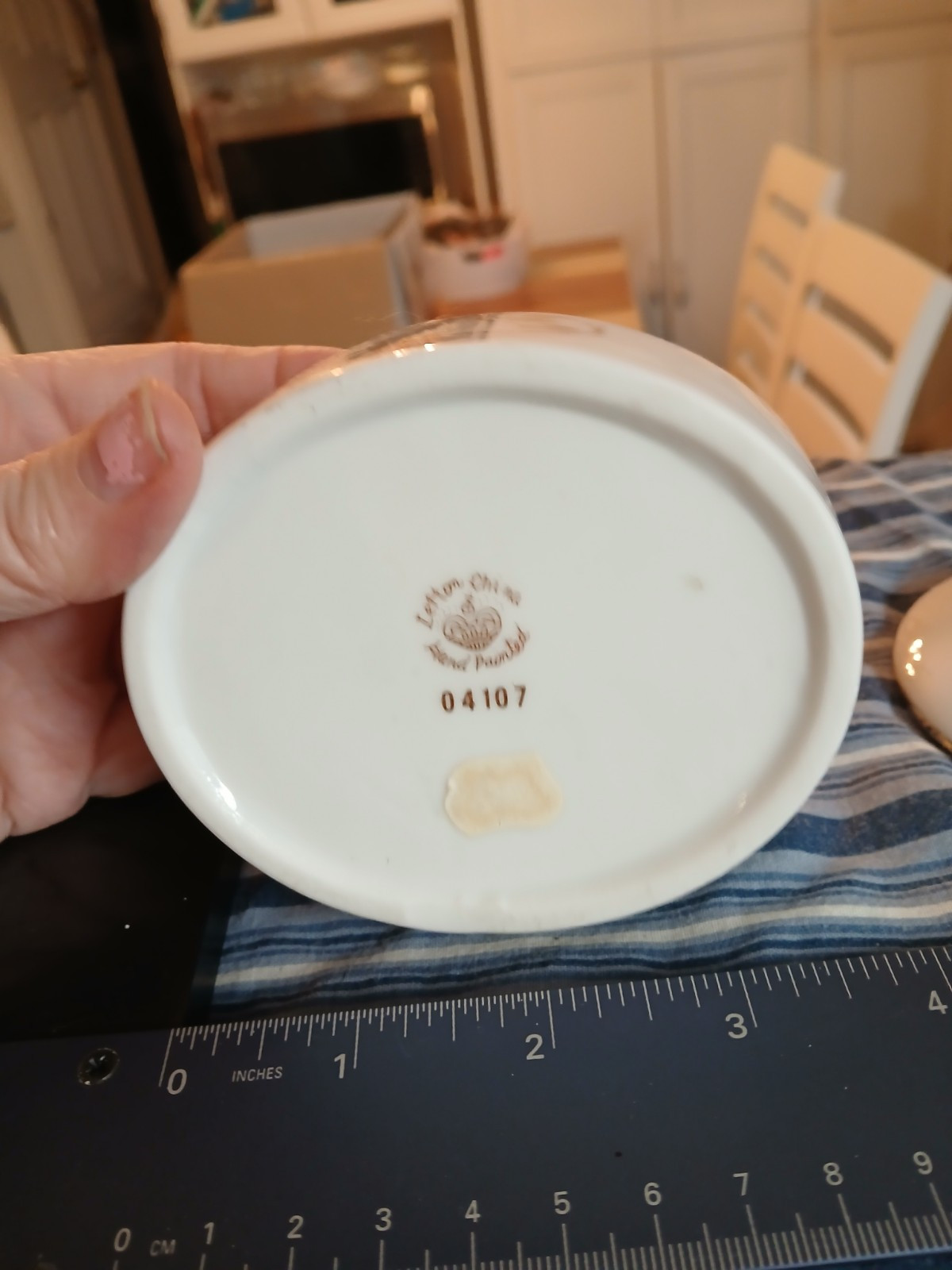 Lefton Ceramic 50 Year Trinket BOX