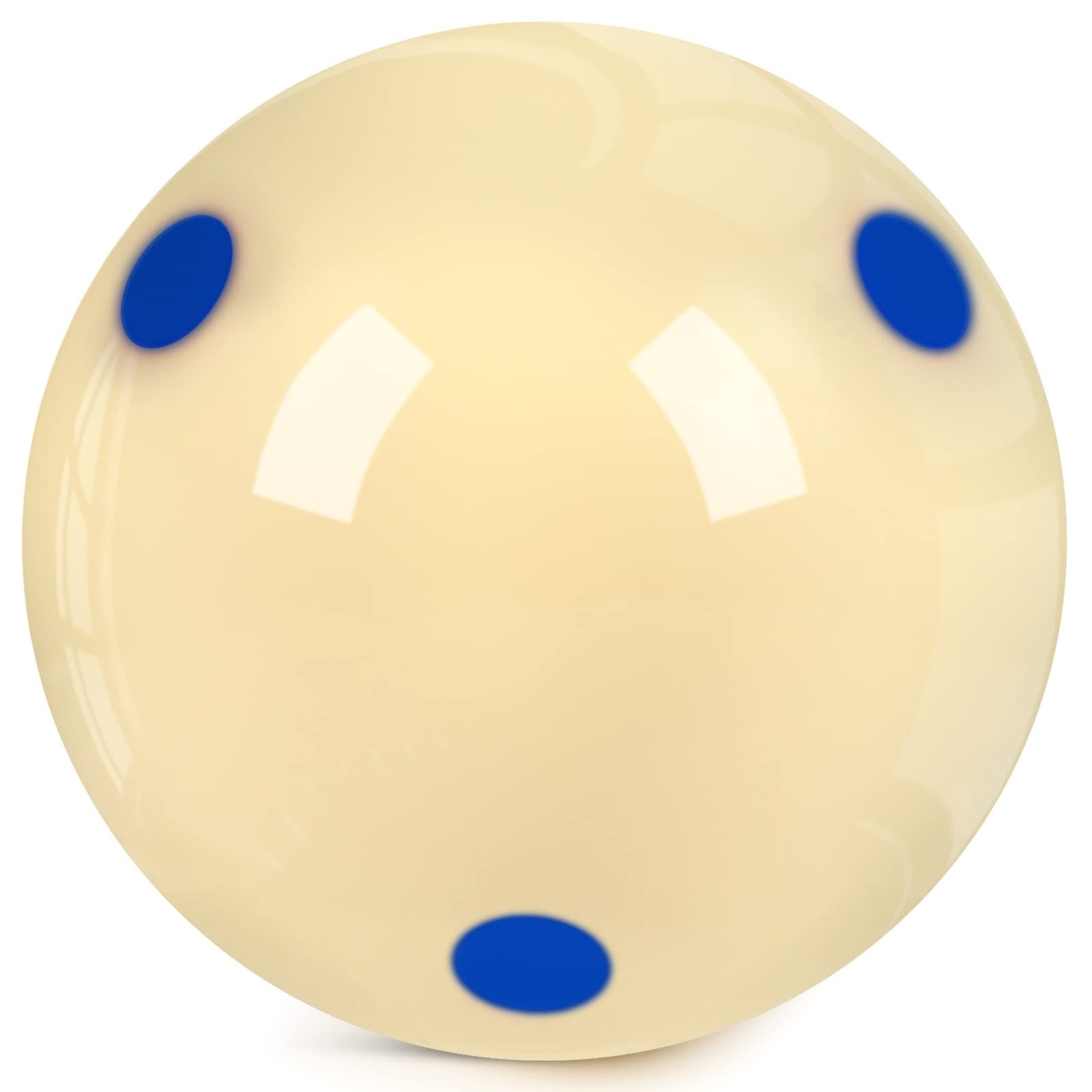 Mototo 1 Pack AAA-Grade Pro-Cup Billiard Cue Ball Standard 2.25", Blue Dot