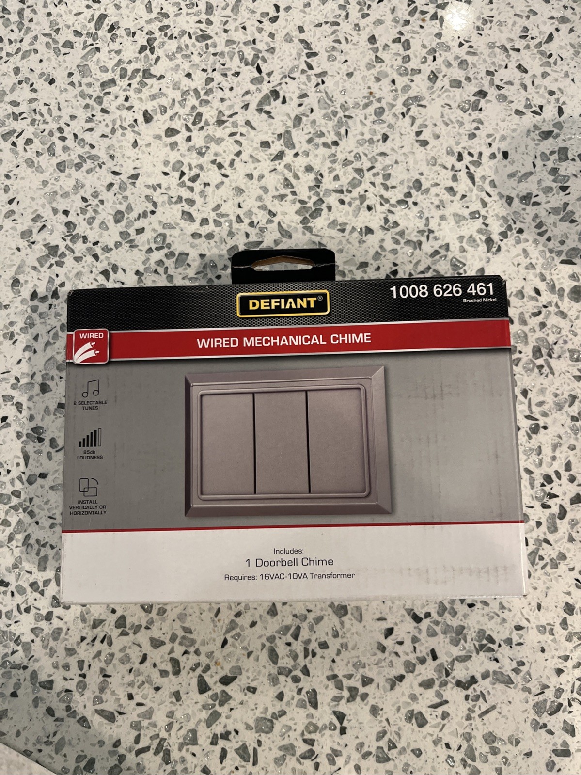 Defiant Wired Mechanical Chime 1008626461 New Factory Sealed