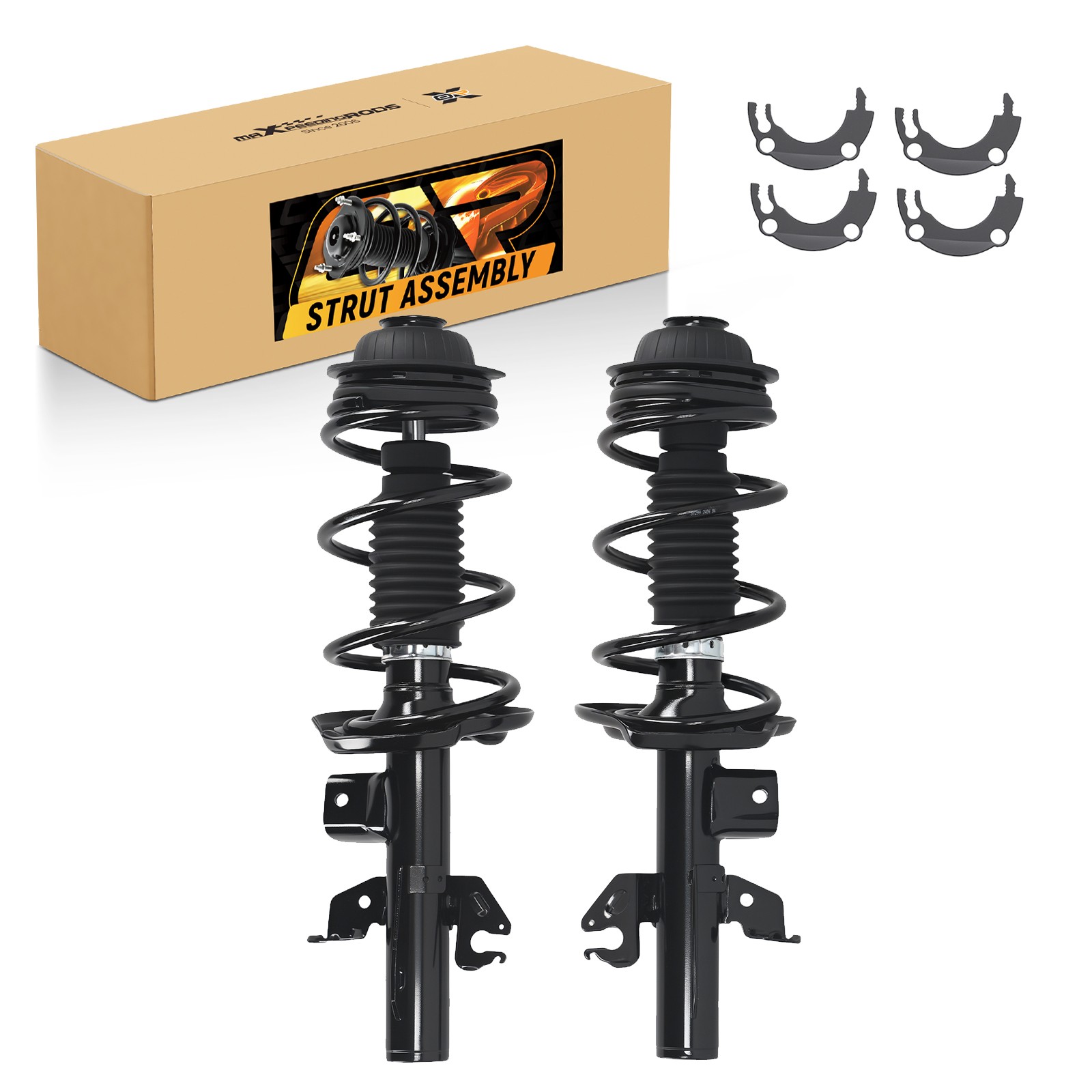 Front Complete Strut Shock & Springs for Dodge Dart GT 13-16 172641 172642
