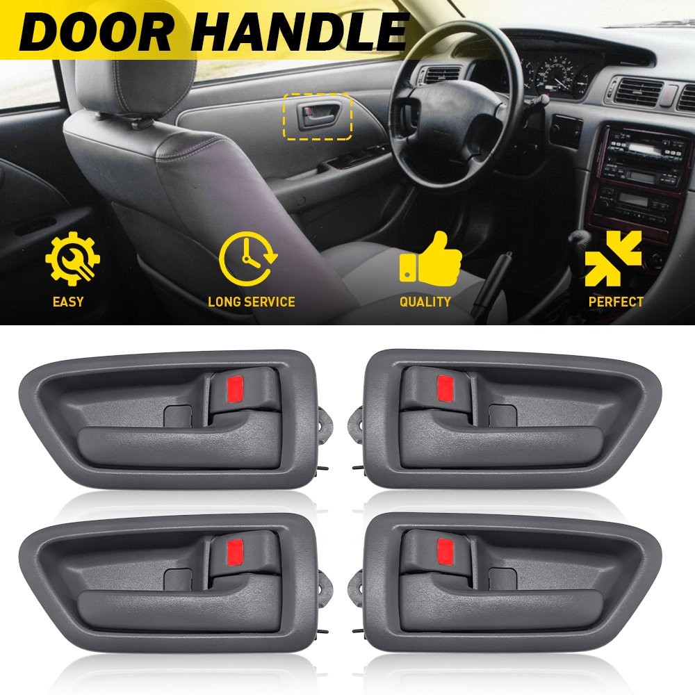 4x Inside Door Handle Driver Passenger For Toyota Camry 1997 1998 1999 2000 2001