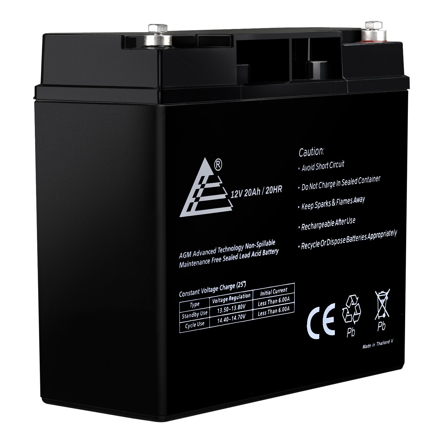 2 Pack: 12V 20AH Rechargeable SLA Replacement Battery for ES1230