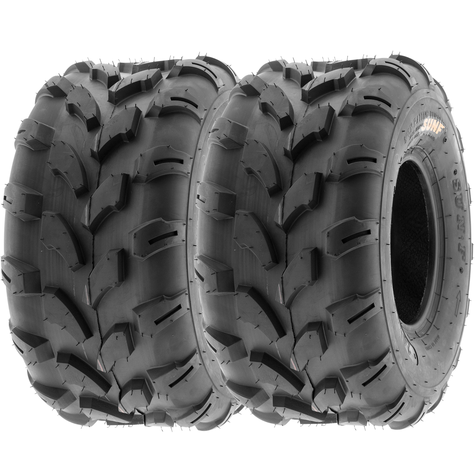 SunF 20x10-8 ATV UTV Muddy Sandy Tire  20x10x8 Mud Sand  6 PR A003 - Pair of 2