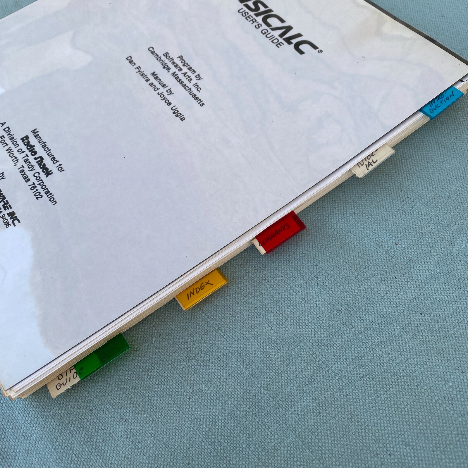TRS-80 Model 3 User Guide Manual Visicalc Software Arts Mailing List SuperScript