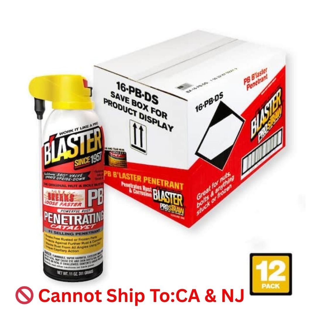 PB Blaster Penetrating Oil Rusted Seized Bolts Lubricant Spray 11oz (pack of 12