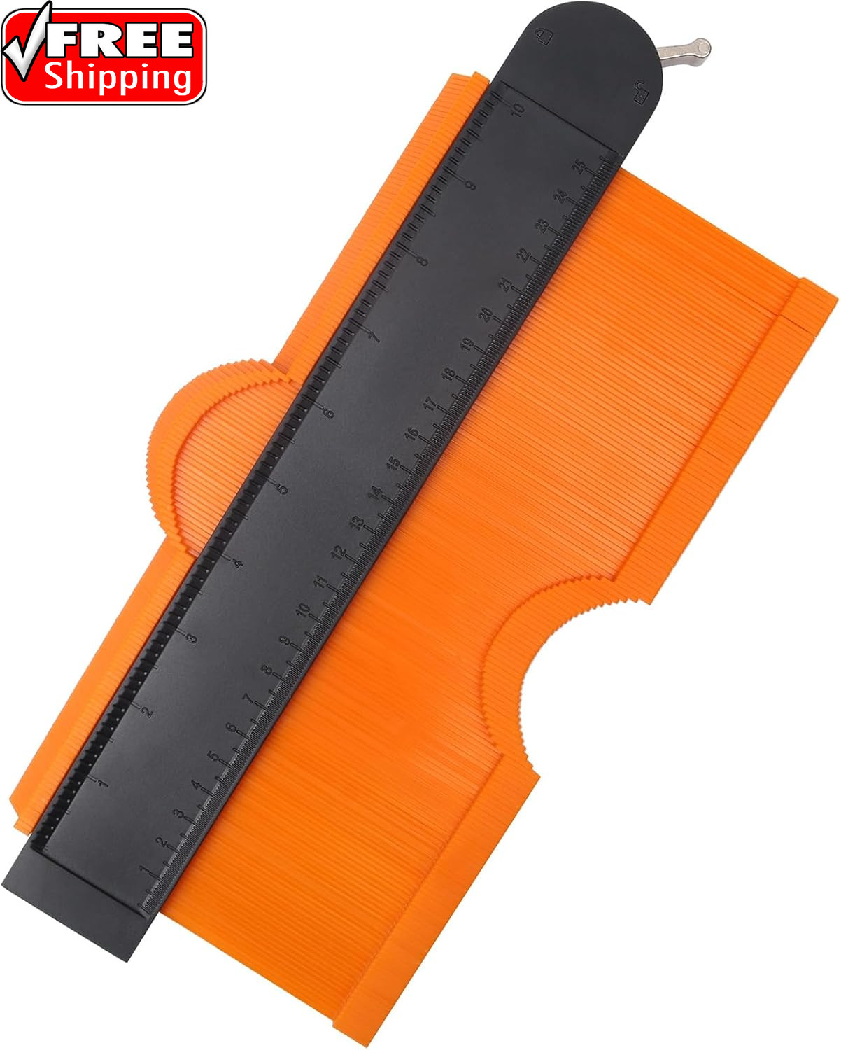10 Inch Super Gauge Shape and Outline Tool, Contour Gauge Profile Tool with Lock