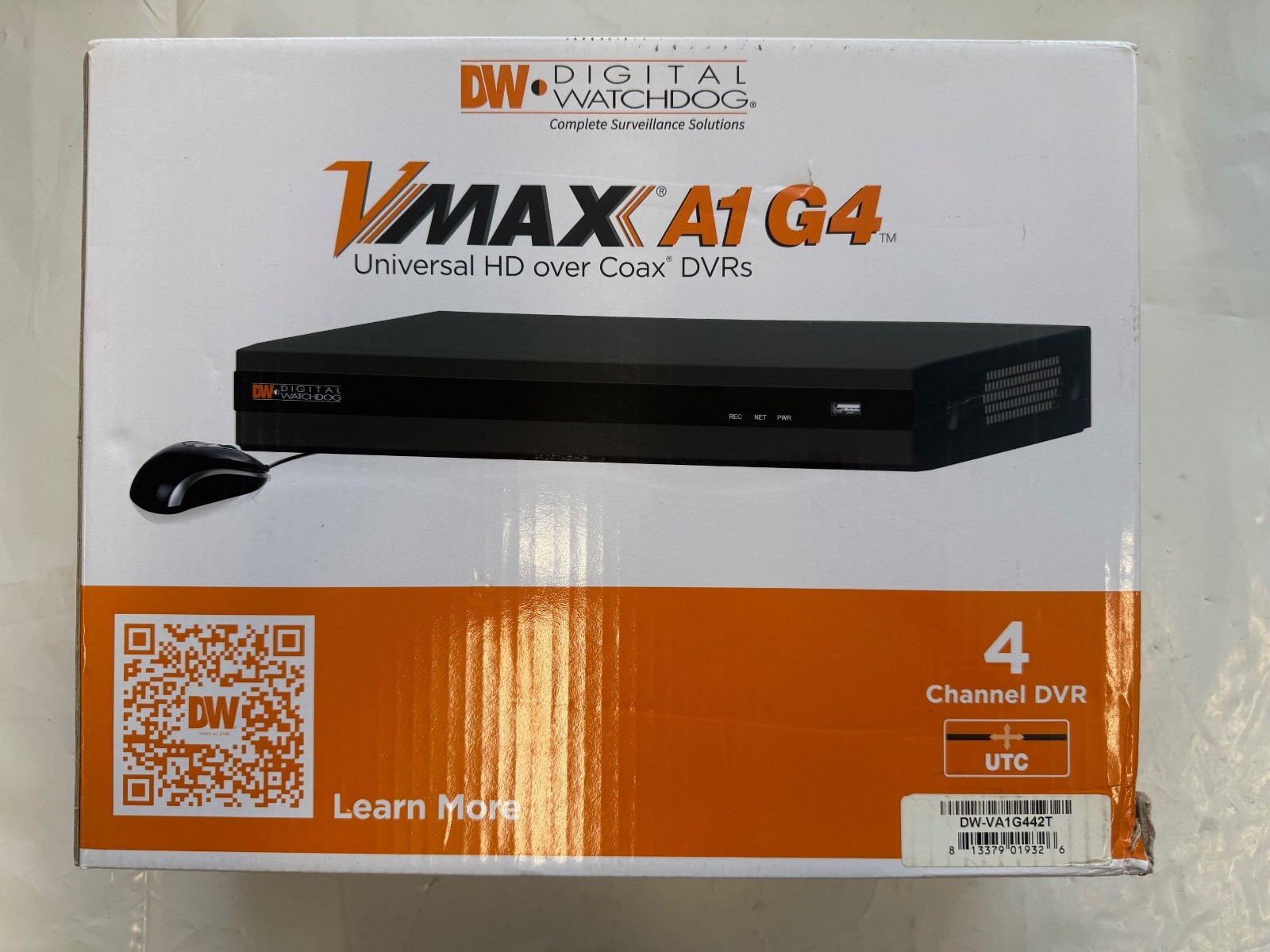 DIGITAL WATCHDOG DW-VA1G442T UNIVERSAL HD DIGITAL VIDEO RECORDER 2 TB