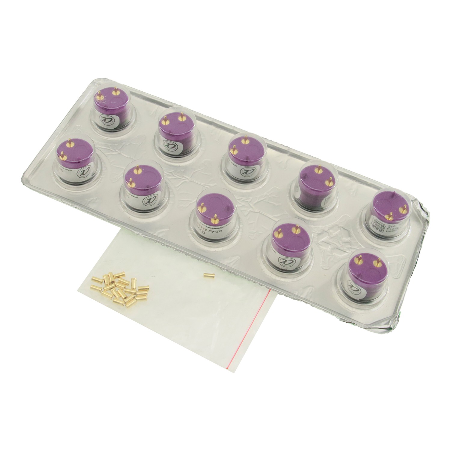 10PCS Alphasense O2-A2 Oxygen Sensor 02-A2 For BW Tech Gas Alert MicroClip XT