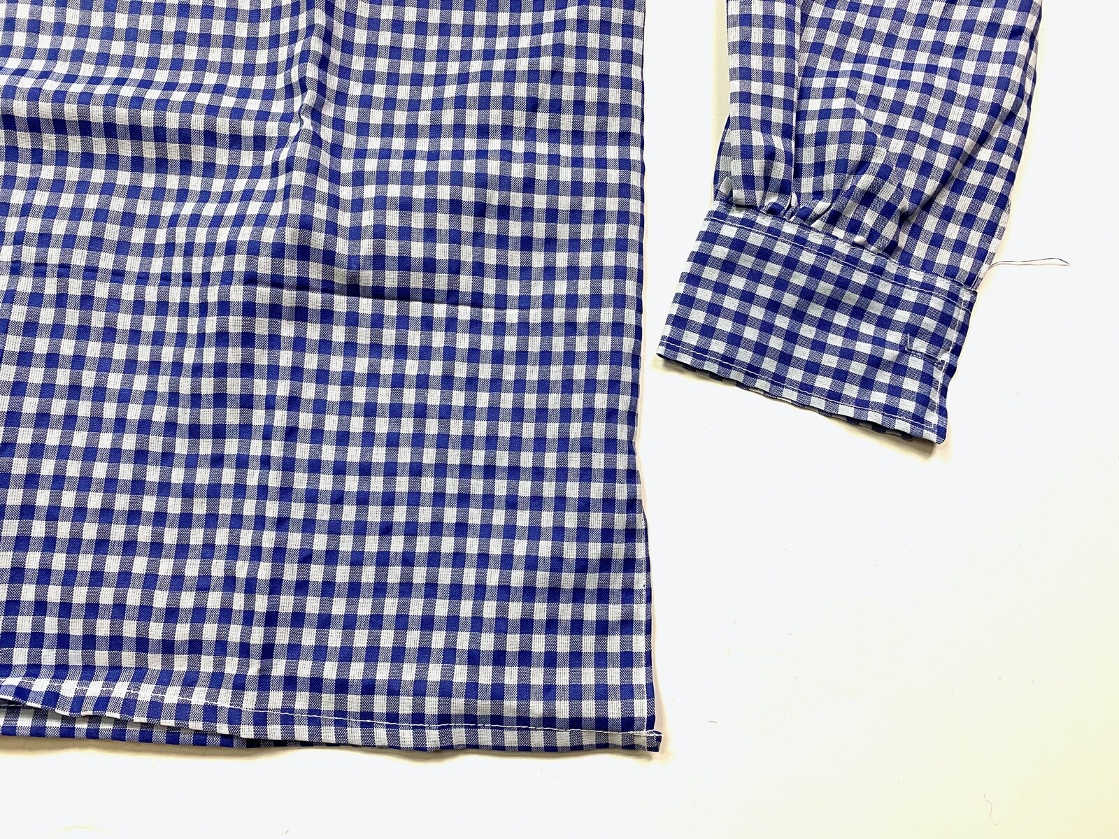 CIVIL WAR US UNION CSA CONFEDERATE FOUR BUTTON PLAID SHIRT-MEDIUM