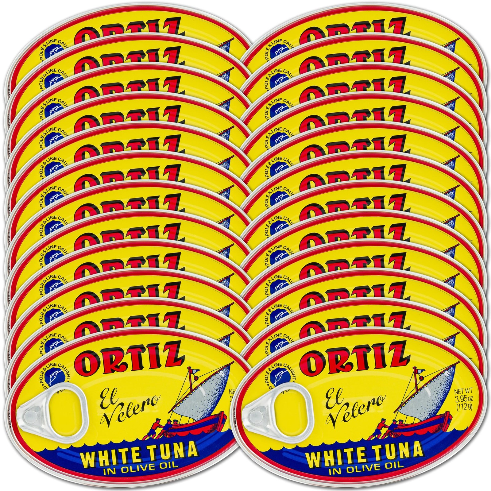 Ortiz White Tuna in Olive Oil, Fresh Tender Slices, Spanish Wild Caught Tuna,