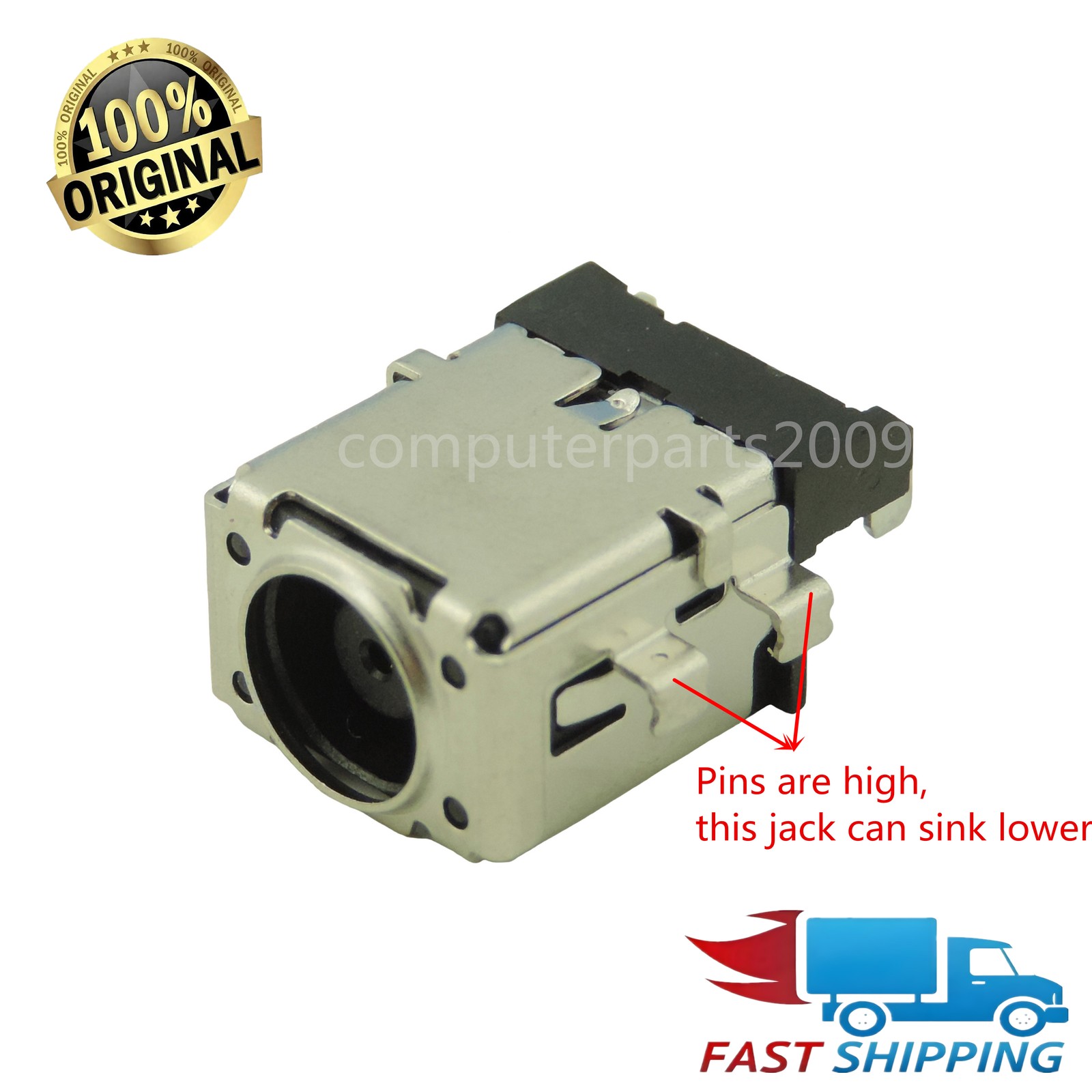 For ASUS ROG Flow X16 GV601R GV601RE GV601RM DC IN Power Jack Charging Port